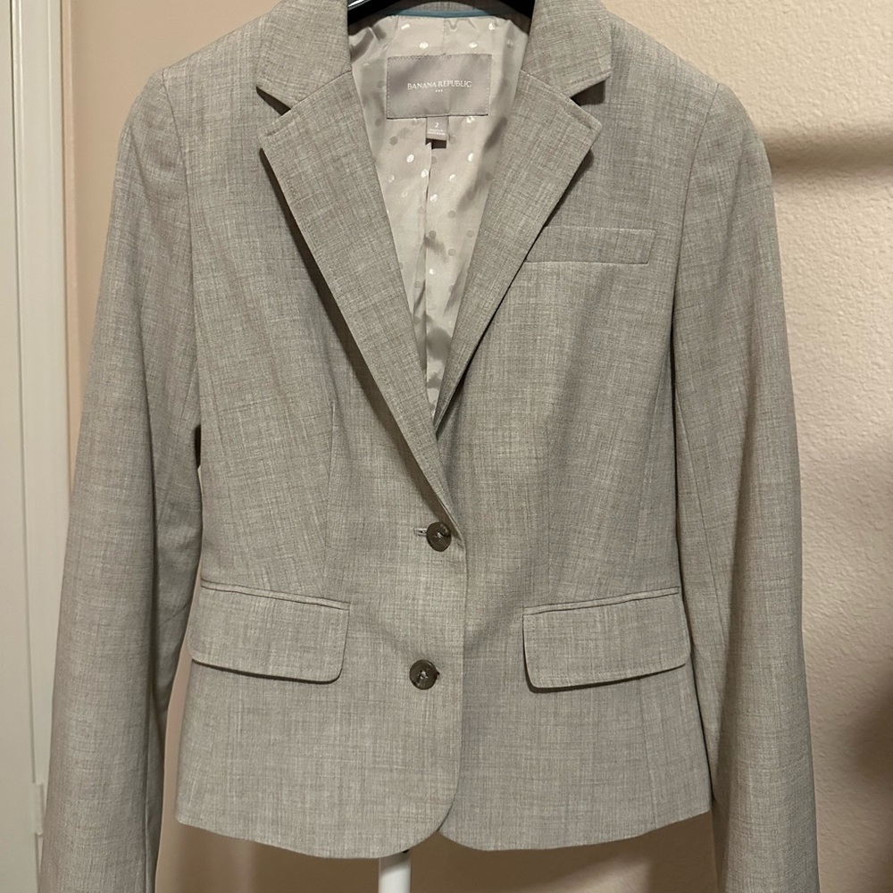 Banana Republic Women's Gray Blazer